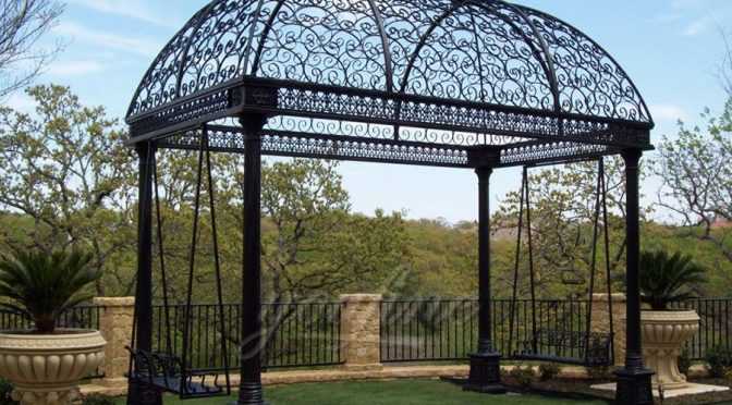 Garden Wrought Iron Gazebo For Sale