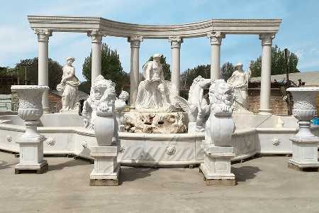 Manufacturer Supply Large Famous Marble Trevi Fountain on discount sale–MOKK-01