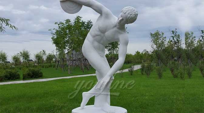 Life Size Marble Statue of The Discobolus MSWS-13