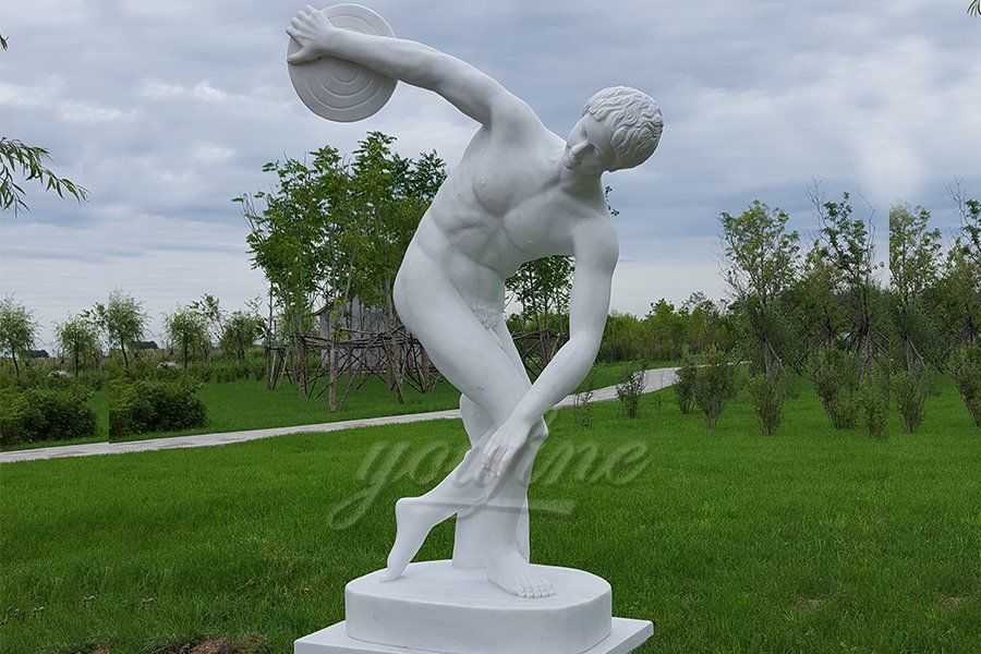 Life Size Marble Statue of The Discobolus MSWS-13