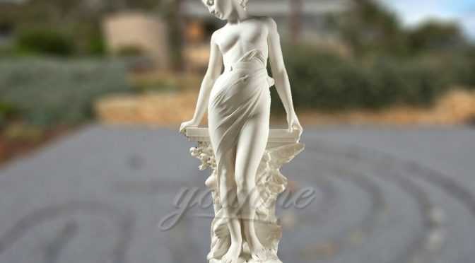 Life Size Naked Female Marble Statue