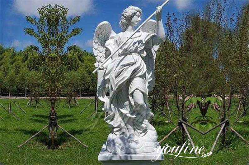 Life-size-outdoor-marble-angel-sculpture-for-sale