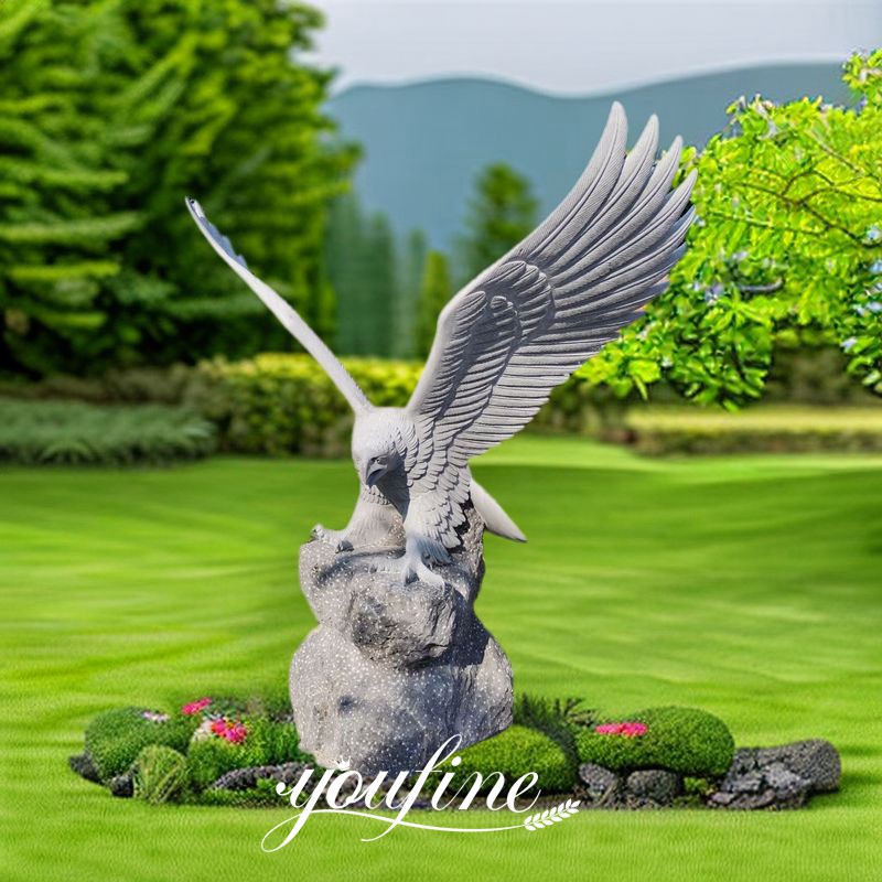 Marble Eagle Statue 3