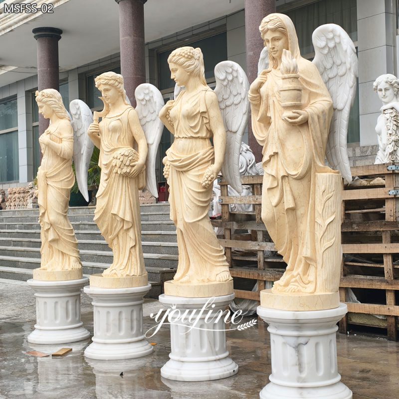Marble Four Seasons Angel Statues