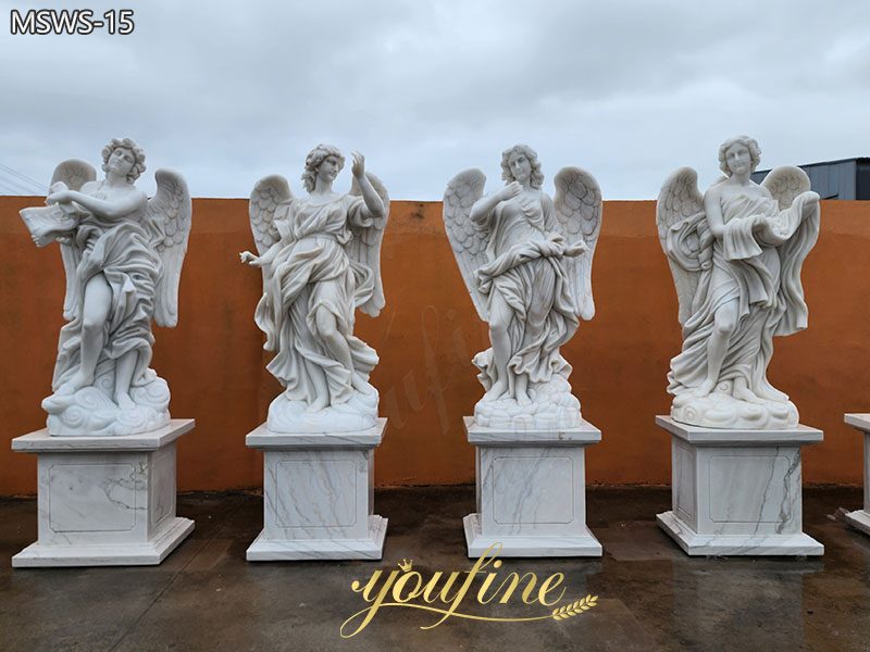 Marmeren Sant'Angelo-sculptuur