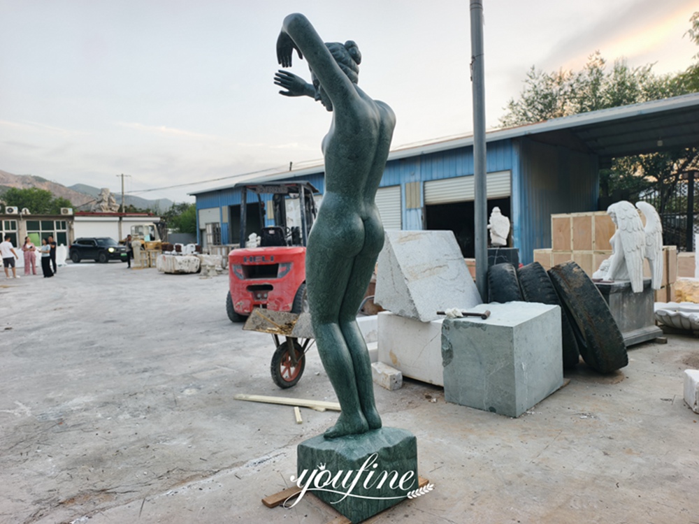 Marble Sculpture of a Nude Woman