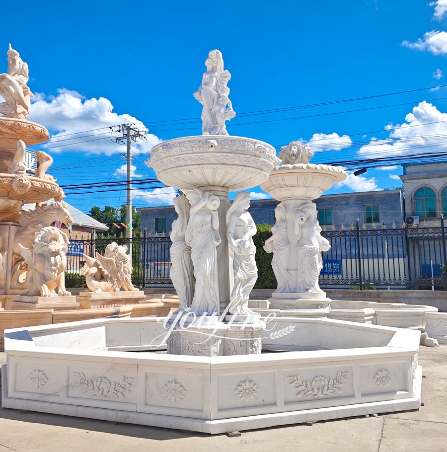 Marble Woman statue Fountain Suppliers