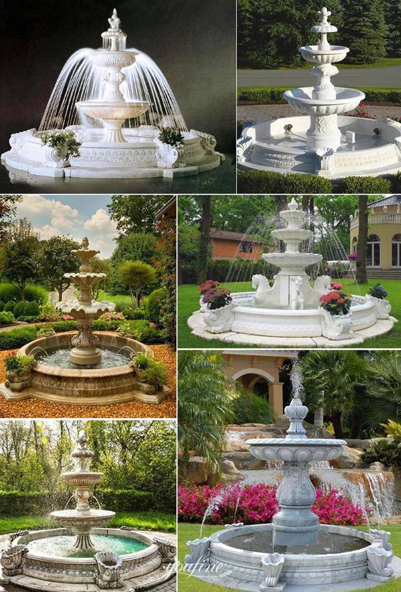 Marble fountain for outdoor - YouFine Sculpture