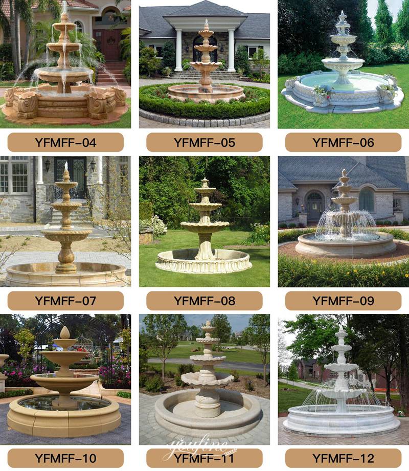 Marble fountain for outdoor - YouFine Sculpture