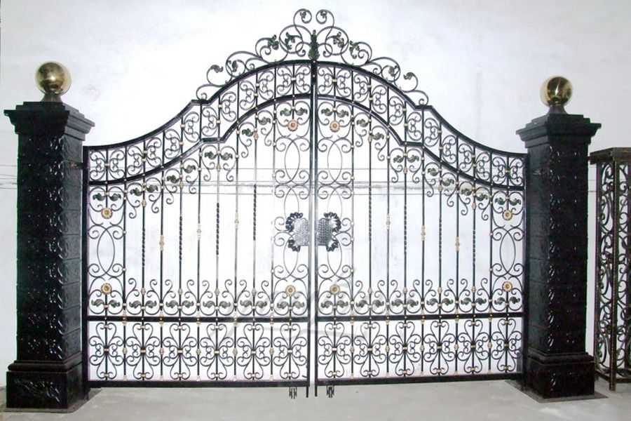 Modern House Wrought Iron Gate Design for Sale