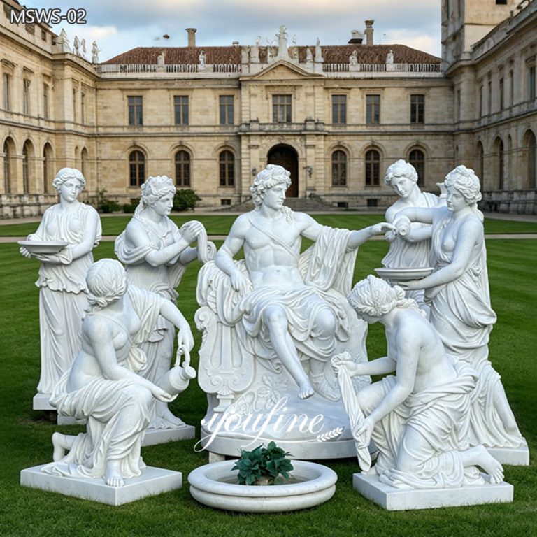 Outdoor Apollo Attended by the Nymphs Statues