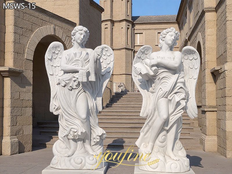 Marmeren Sant'Angelo-beeld voor buitendecoratie