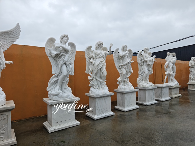 Marmeren Sant'Angelo-beeld voor buitendecoratie youFine
