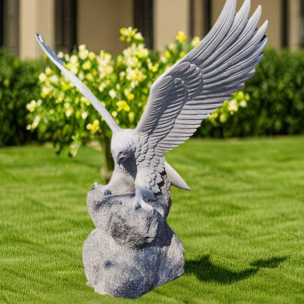 Outdoor-Natural-Carved-Marble-Eagle-Statue-3