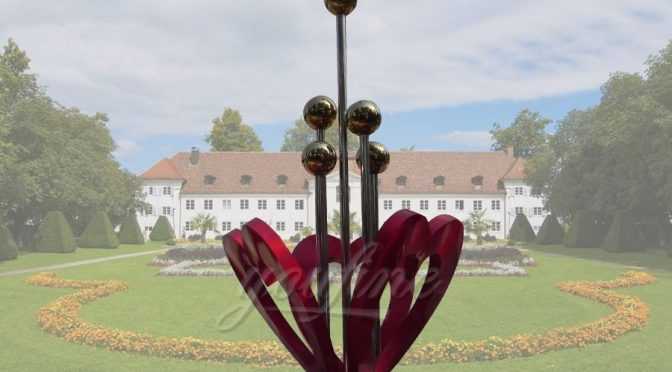 Public Art Stainless Steel Flower Sculpture