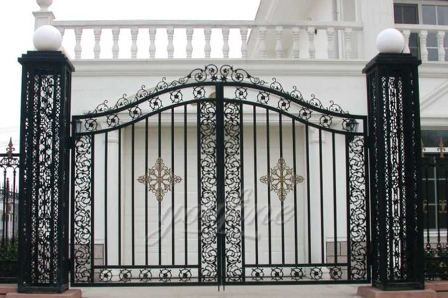 Simple Cast Door Iron Gate Designs-You Fine Sculpture