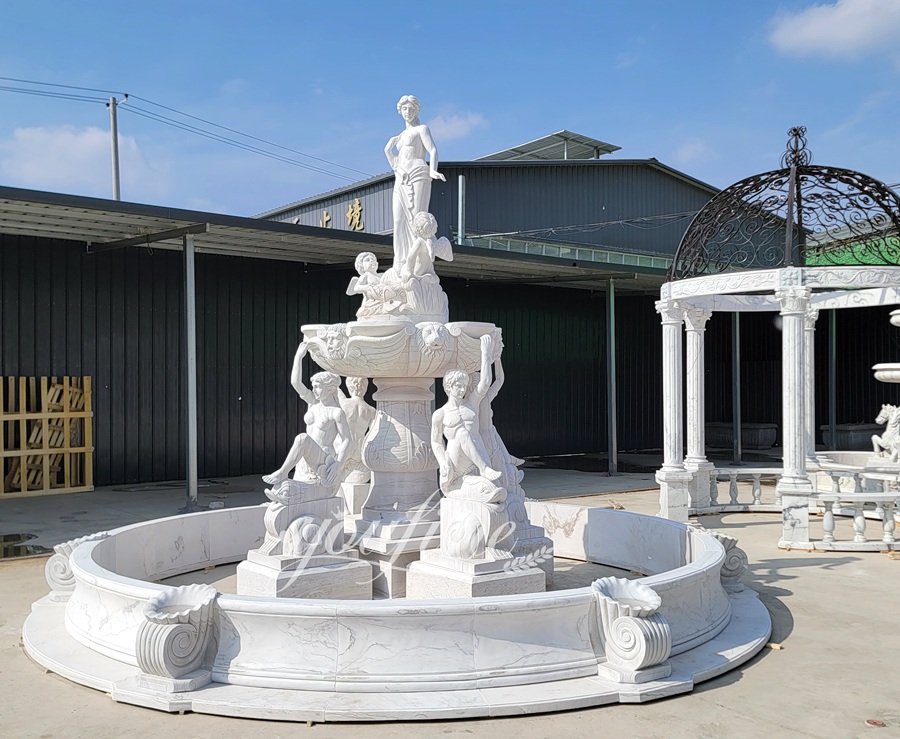 White Marble Water Fountain Suppliers