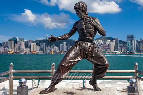 ali babba bruce lee statue