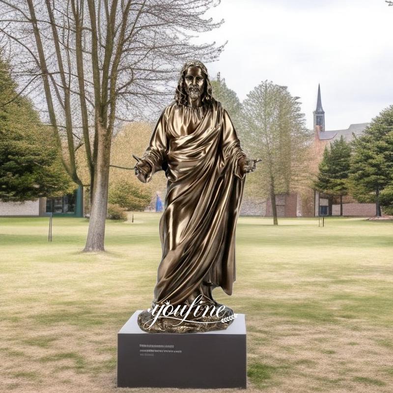 bronze jesus statue