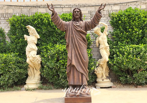 bronze jesus statue