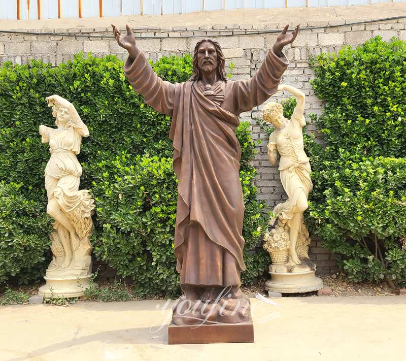 bronze jesus