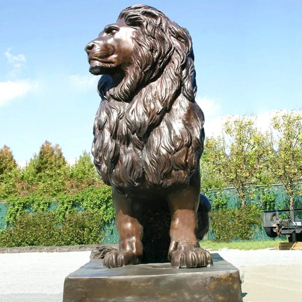 bronze lion statue for sale