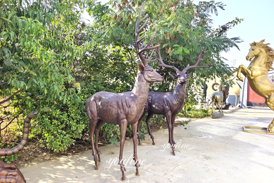 deer statues for outside