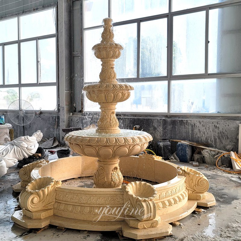 elegant classical-style fountain