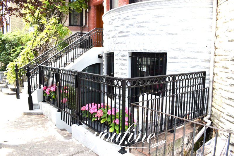 exterior metal railings for stairs-YouFine Art Railing