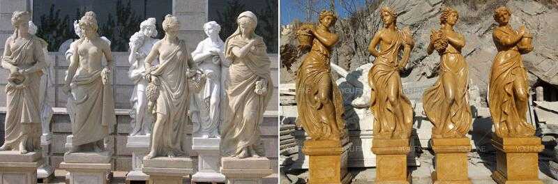 female statue graceful four season god ladies statue for sale