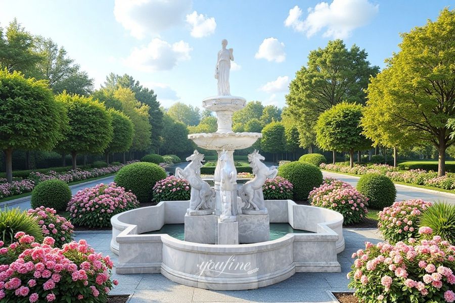 lifesize horse fountain for sale