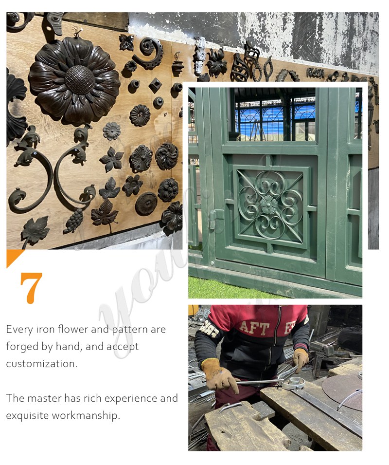 iron green house Exquisite hand-forged decoration