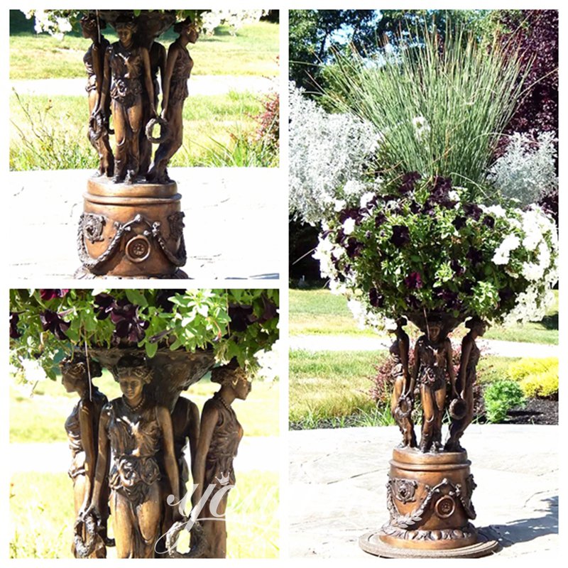 large bronze planters-YouFine Sculpture