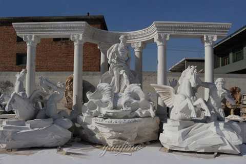 large famous marble trevi fountain replica for sale