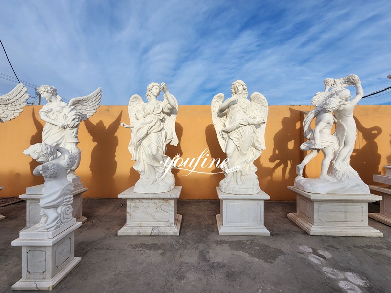life size Outdoor Marble Sant’angelo Sculpture for Decor