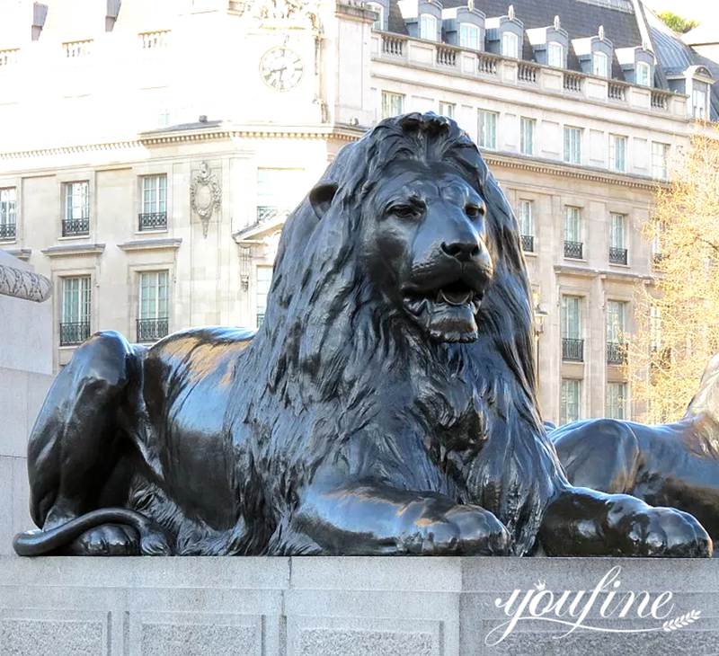 life size bronze lion sculpture-YouFine Sculpture