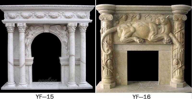 limestone fireplace surround for sale