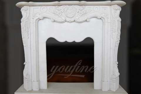 marble fireplace mantel surround for sale