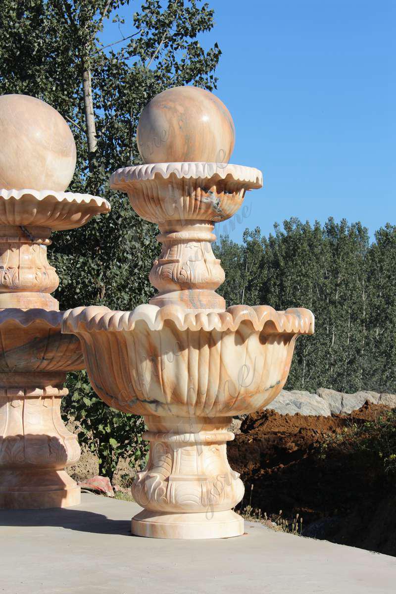 marble tiered fountains