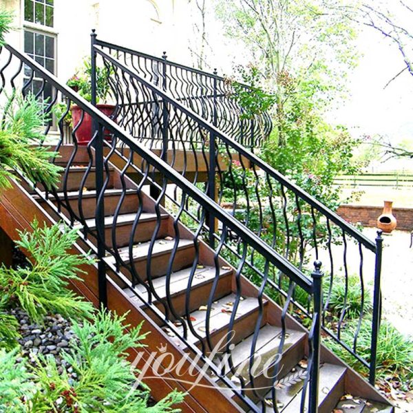 metal stair railings outdoor-YouFine Art Railing