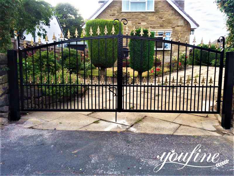 modern wrought iron gate-YouFine Sculpture