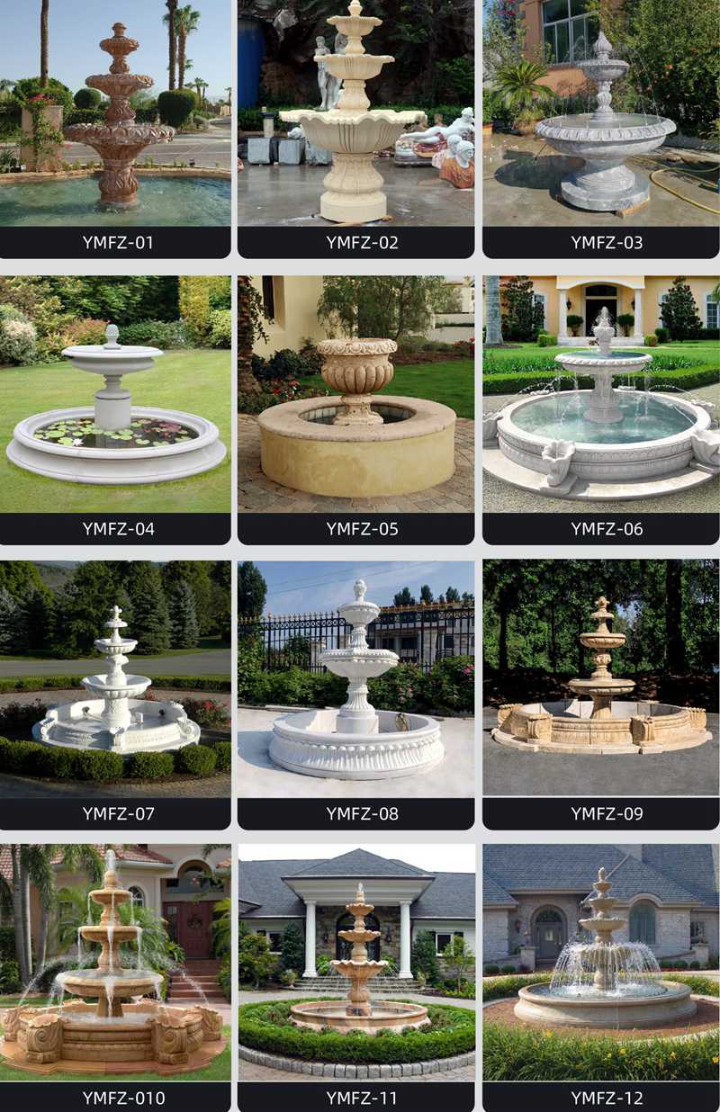 natural marble fountain supplier - YouFine
