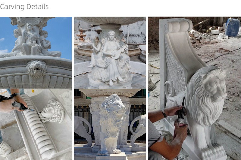 natural marble fountain supplier - YouFine