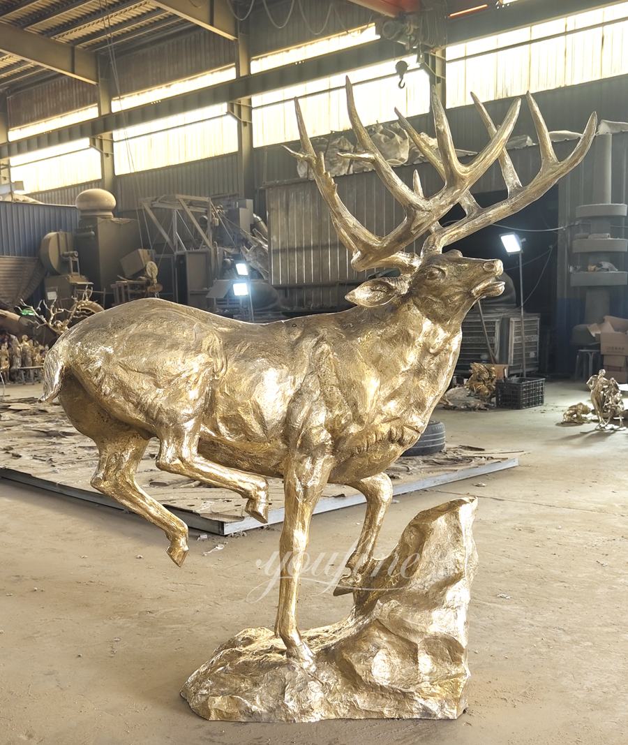 outdoor garden deer statues polish