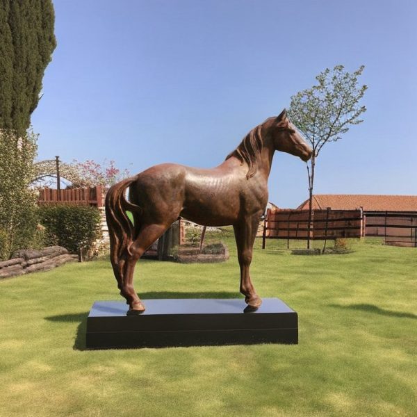 real size bronze horse sculpture