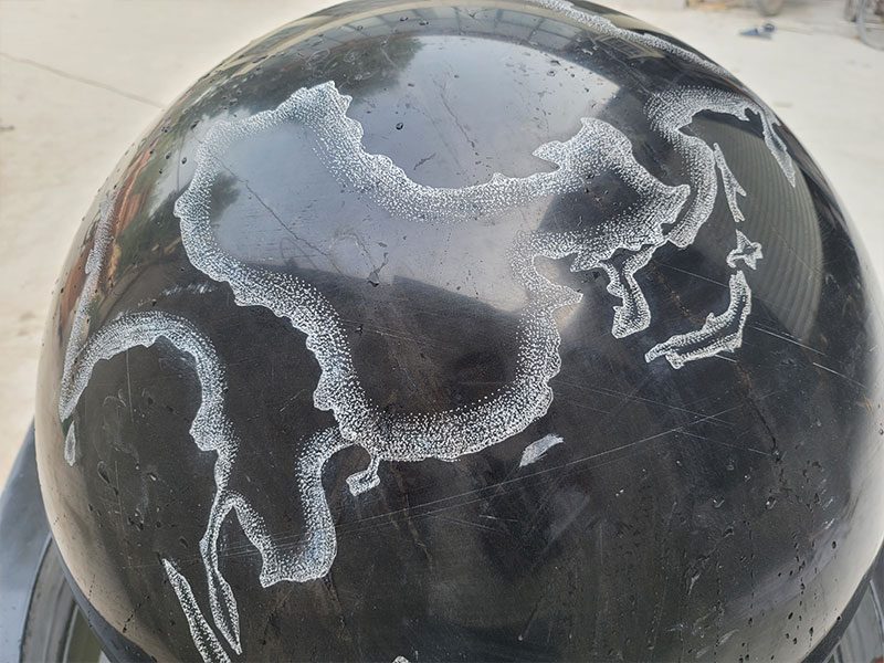 rolling sphere fountain detail