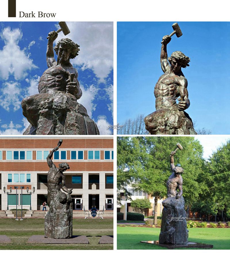 self sculpting statue
