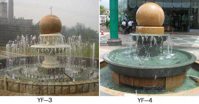 spinning ball water fountains for sale