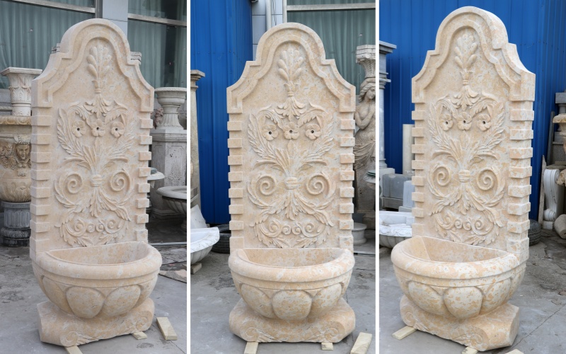 tall wall hanging water fountain