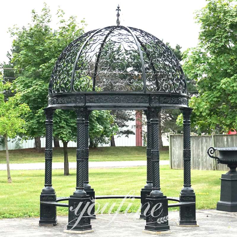 victorian-wrought-iron-gazebo-YouFine-Sculpture